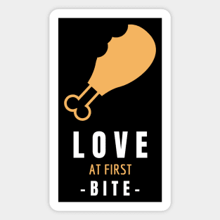 Chicken Nuggets - Love at First Bite - Chicken Nuggets Lovers Gift Magnet